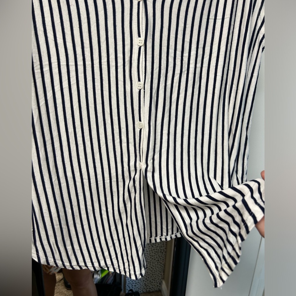 Max Studio Striped Top - Picture 10 of 11
